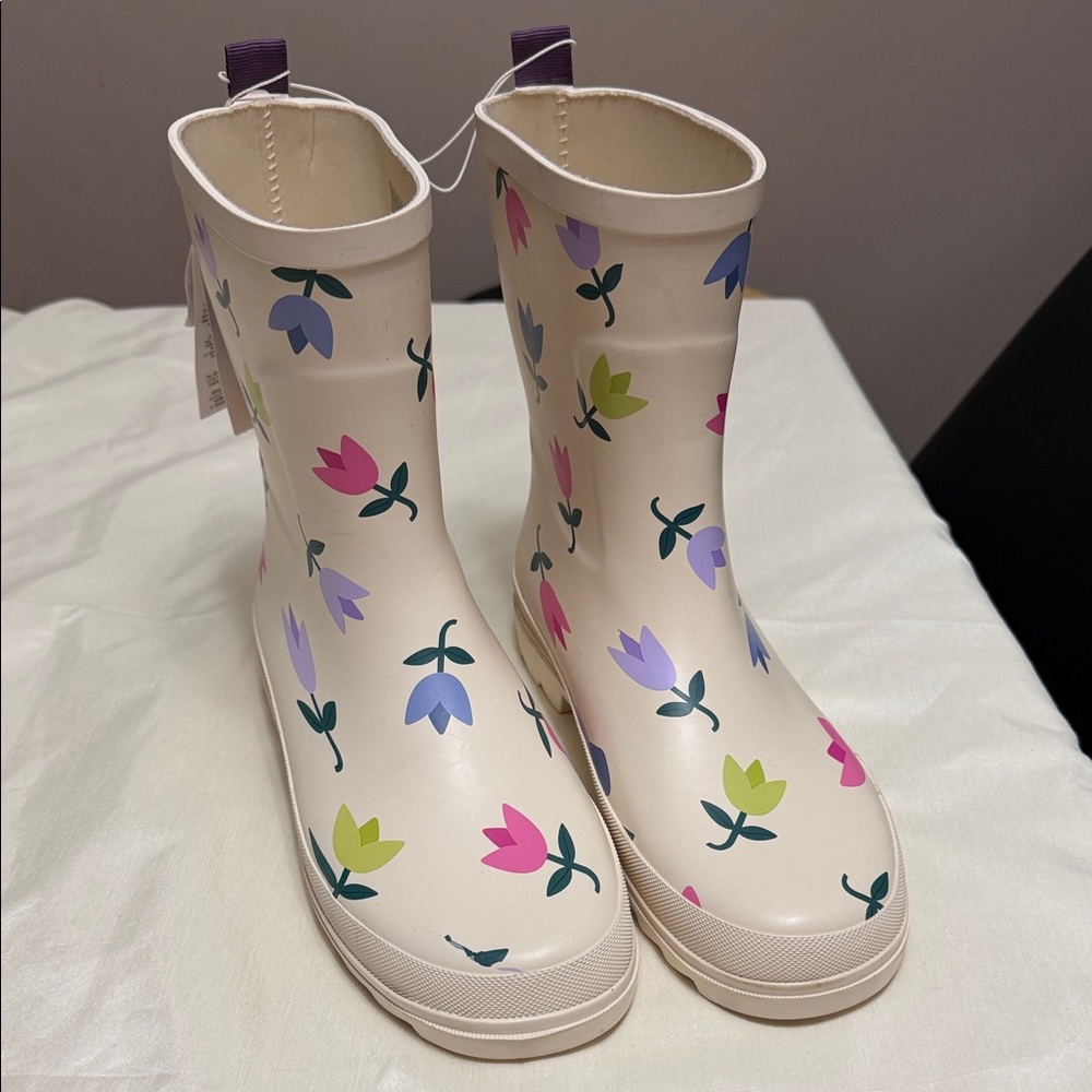 Zara Floral  Rain Boots